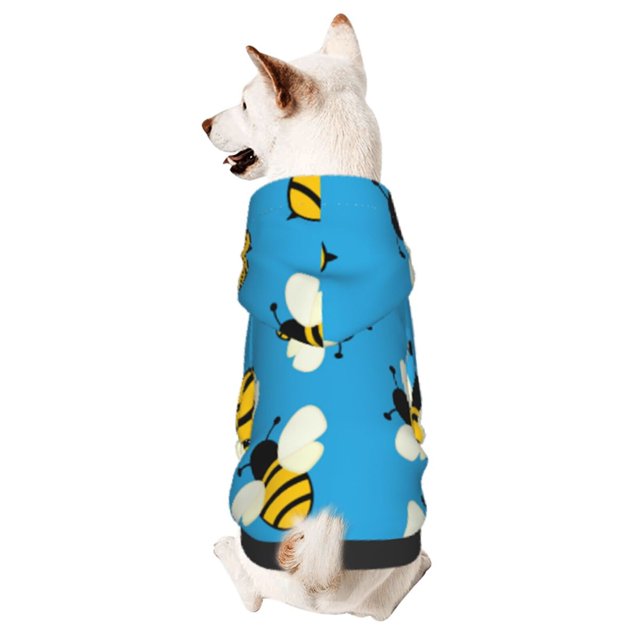 Balery Flying Bees Sudadera con Capucha para Perros Pequeños – Ropa para Mascotas, Disfraz para Perros y Gatos, Ideal para Fiestas y Cosplay-X-Small