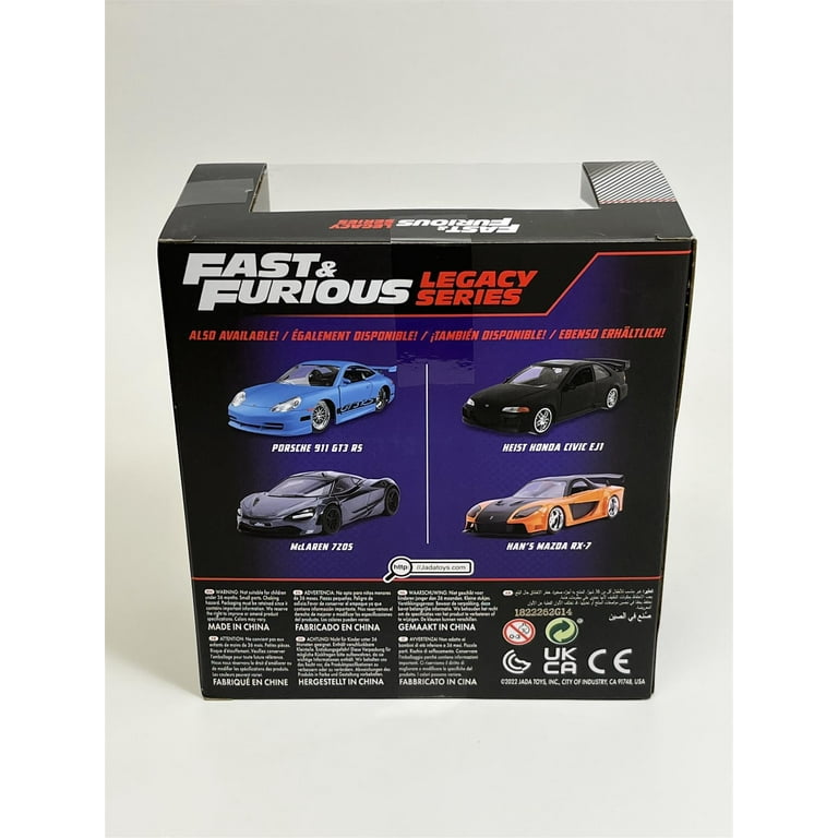 Fast & Furious 1:32 Scale Legacy Twin Set - Heist Honda Civic EJ1