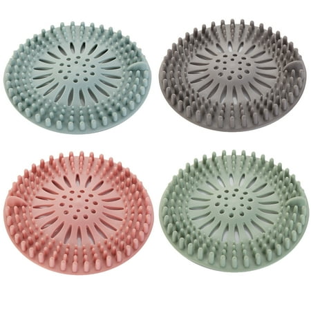

Jmntiy 4PC Sink Filter Screen Bathroom Floor Deodorant Toilet Sink Hair Filter Kitchen Utensils & Gadgets