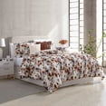 thumbnail image 3 of Modern Threads 6 Piece Textured Comforter Set, Microfiber, Floral Ridge, King, 3 of 8