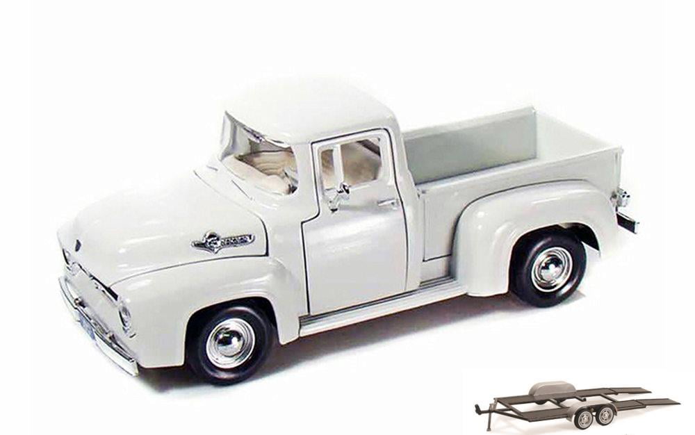 1956  FORD PICKUP   yellow  LOOSE S SCALE 