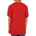 thumbnail image 3 of Ola Mari Unisex Kids Crew Neck T Shirt, Large, Red, 3 of 4