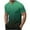 Green, variant on Summer Fashion Shirts for Mens 2025 Plus Size Short Sleeved Button Round Neck Casual Solid Color Top