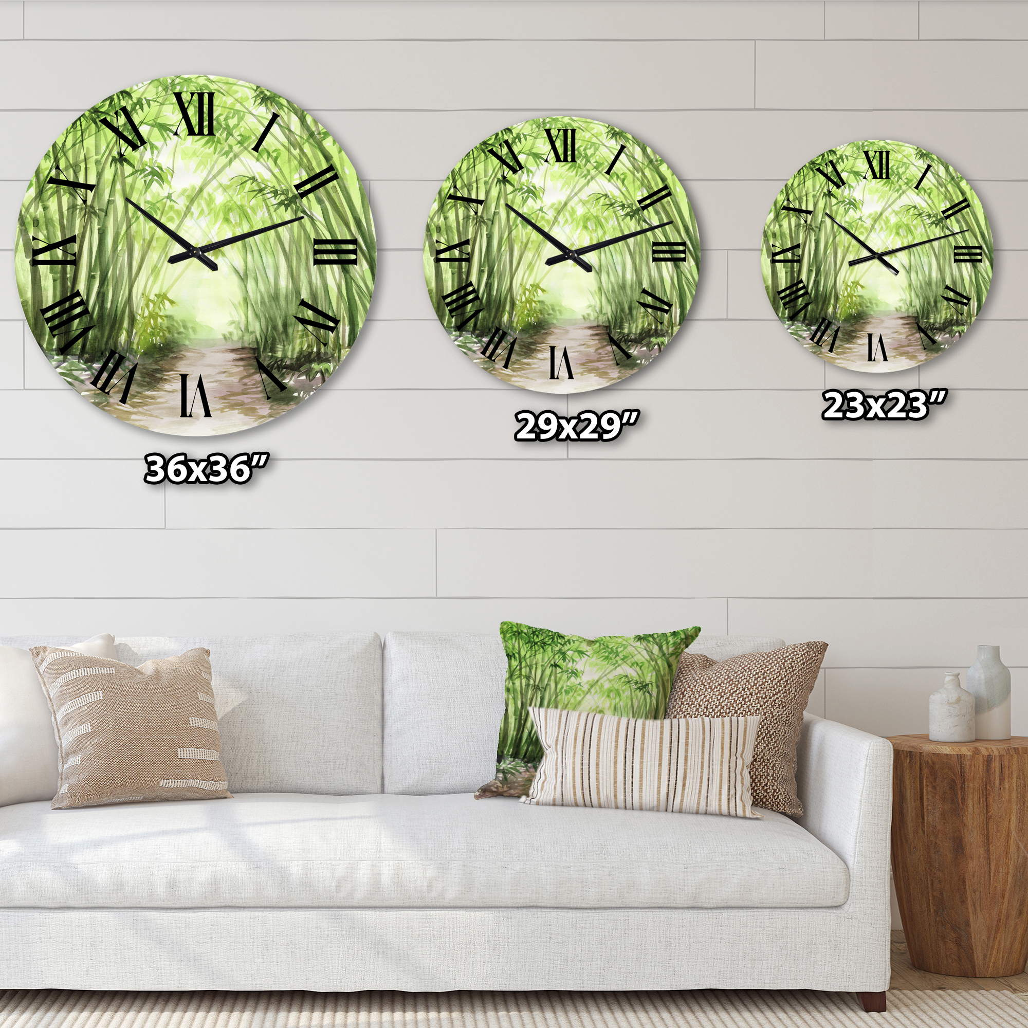 Designart 1 in Quartz Traditional Wall Clock