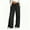Black-jeans for women, variant on Yourumao Womens Baggy Jeans Elastic Drawstring Waisted Straight Leg Jeans High Waist Wide Leg Jeans Loose Pull On Denim Pants