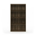 thumbnail image 1 of Furinno Pasir Bibliothèque en Bois à 4 Niveaux de Rangement Ouvert, Noyer Columbia, 1 of 5