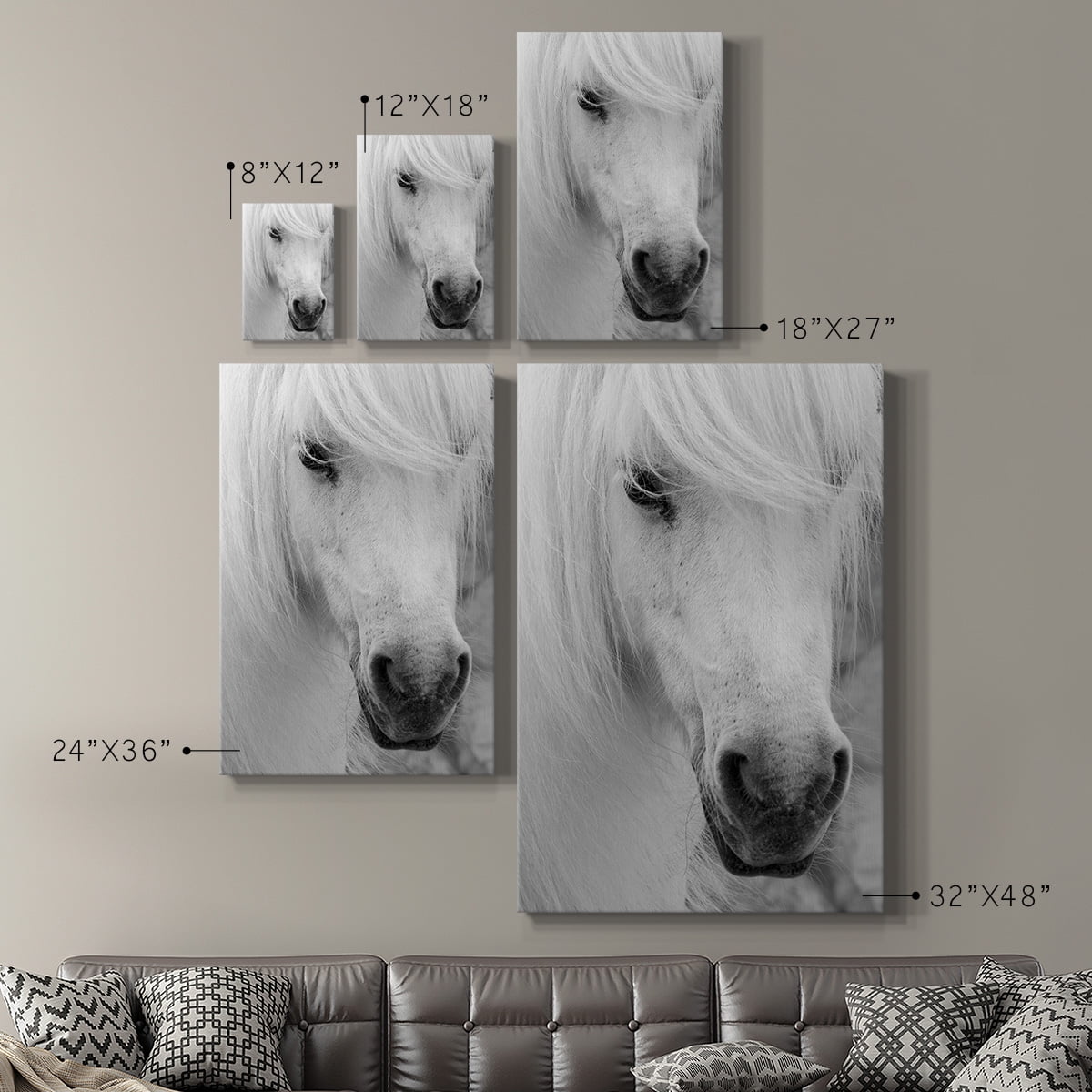 Island Pony I Premium Gallery Wrapped Canvas - Ready to Hang