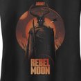 thumbnail image 2 of Junior's Rebel Moon Jimmy Warrior Portrait  Racerback Tank Top Black Large, 2 of 5