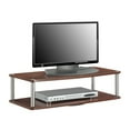 thumbnail image 2 of Convenience Concepts Designs2Go XL Two-Tier TV Swivel in Cherry Wood Finish, 2 of 3