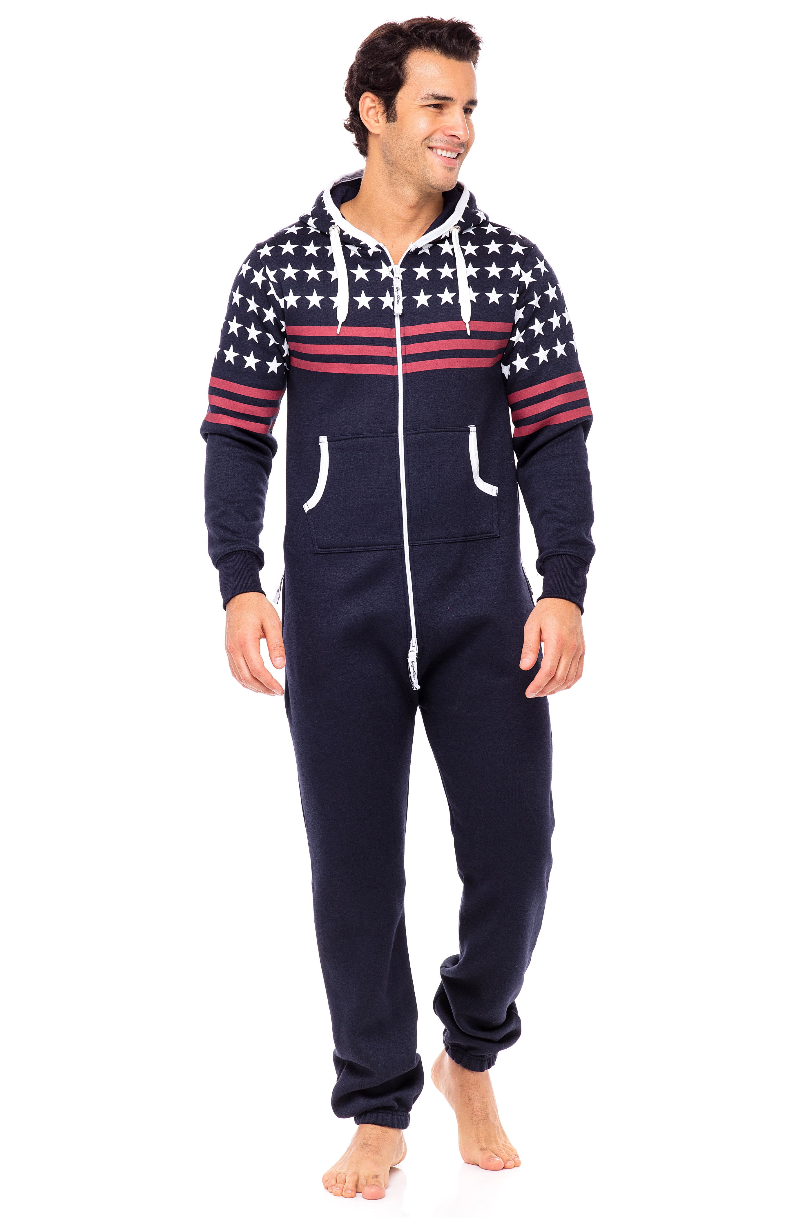 one piece hooded jumpsuit