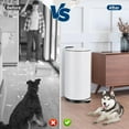 thumbnail image 5 of 30L/8 Gallon Round Trash Can,Modern Garbage Can with Soft Close Lid and Foot Pedal,Compact Wastebasket with Removable Inner Bucket,Stainless Steel Garbage Bin for Office,Bedroom,Living Room, 5 of 7