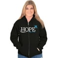 thumbnail image 3 of Hope Dove Christian Bible Zip Hoodie Sweatshirt Women Brisco Brands S, 3 of 5