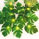 thumbnail image 1 of Guirnalda de luces LED 2m Hojas Decoración Luces 10 Guirnaldas de luces LED con hojas verdes, 1 of 4