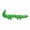 Green, variant on 1 Durable Squeaky Lizard Dog Toy - anti-bite latex chew toy for teeth cleaning and play, pink with blue stripes and white spots, suitable for all dog breeds