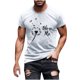 thumbnail image 5 of Hombres Pantalones Cortos de Manga Corta Impresa Casual Cuello Redondo Superior, Camisa de Moda para el Verano Y la Primavera, 5 of 8