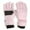 Pink, variant on Luxalzxs Children Gloves for Cold Weather, Winter Gloves for Kids Boys Girls Snow Windproof Mittens Solid Color Outdoor Sports Ski Warm Gloves (7-12 Years)