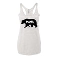 thumbnail image 2 of Wild Bobby Mama Bear Women Tri-Blend Racerback Tank Top, 2 of 6