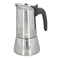 thumbnail image 1 of Portable Stovetop Moka Pot, 430 Stainless Steel Coffee Making Pot Coffee Cafe Maker For Home And Camping, Simple Operation, Lightweight Perfect For Induction Cooktops, 1 of 8