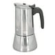 thumbnail image 4 of Stovetop Moka Pot 430 Cafetera portátil de acero inoxidable para estufas de inducción, 6 tazas, 4 of 10