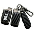 thumbnail image 2 of LIZZ Car Remote Key Case Cover Shell Fit For Toyota Auris Camry RAV4 Avalon Yaris Verso 2012 2013 2014 2015 2016 2017 2018 Accessories, 2 of 7
