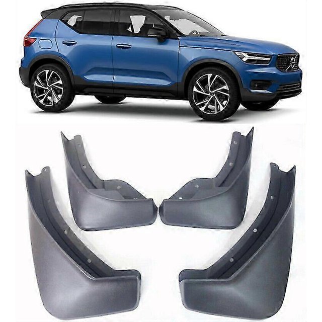 Genuine Front & Rear Molded Splash Guards Mud Flaps FOR 2017-2024 Volvo XC40