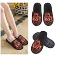 thumbnail image 1 of Zapatillas de algodón para interior de otoño e invierno con el logotipo del equipo Bengals, zapatillas de algodón ligeras, cálidas y cómodas para hombres y mujeres, 1 of 8