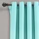 thumbnail image 2 of Umbre Fiesta Room Paneles de cortina de ventana que oscurecen Aqua / Grey 52X84 Set Half Moon 16T005378, 2 of 2