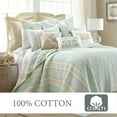 thumbnail image 3 of Levtex Home Coastal Blue Cotton Quilts, Twin - Reversible, 3 of 5