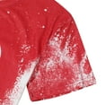 thumbnail image 5 of Fiudx Ofertas Del Día Camiseta de Manga Corta Holgada con Cuello Redondo y Estampado Informal para El Día de San Valentín para Mujer, 5 of 5