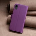 thumbnail image 5 of Nalacover Premium High Quality Wallet Case for iPhone XR, Strong Magnetic Clasp Case with [RFID Blocking] Card Holder Kickstand Magnetic,Leather Flip Case for iPhone XR, Purple, 5 of 8