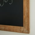 thumbnail image 4 of DecMode Brown Wood Chalkboard Sign Wall Decor with Barn Door Inspired Top, 4 of 11