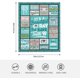 thumbnail image 3 of LHSHID 13th Birthday Gifts Blanket Flannel Soft and Comfortable Anti static Bed Sofa Blanket 60x80in, 3 of 5