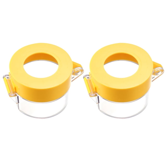 2 Unidades Protector de Cubierta de Interruptor de Plástico Amarillo para El Interruptor de Botón de 55*43 de 30mm de Diámetro