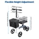 thumbnail image 4 of Yescom Steerable Medical Knee Walker Scooter with Bag Weight Capacity 300 lbs, 4 of 9