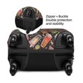 thumbnail image 2 of Pofeuu Milk Tea Print Luggage Suitcase Cover Protector Luggage Washable Covers Aesthetic for 18/24/28/32 inch Luggage（No luggage included）-, 2 of 7