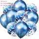 thumbnail image 1 of Nvzi 50 globos de confeti azules y azules, globos de fiesta de cumpleaños premium de 12 pulgadas, globos a granel para despedida de soltera, decoración de fiesta de graduación, 1 of 4