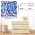 thumbnail image 6 of Yayeee 6 Pack Kitchen Dish Cloths Set for Washing Soft Drying Absorbent Microfiber Towels, Blue Daisy, 6 of 9
