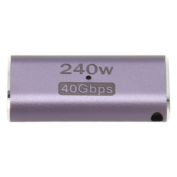Adaptador USB4.0 C, Conector Hembra Del Paladio 240W 40Gbps Al Tipo Hembra USB De C Para Dispositivos Tipo C
