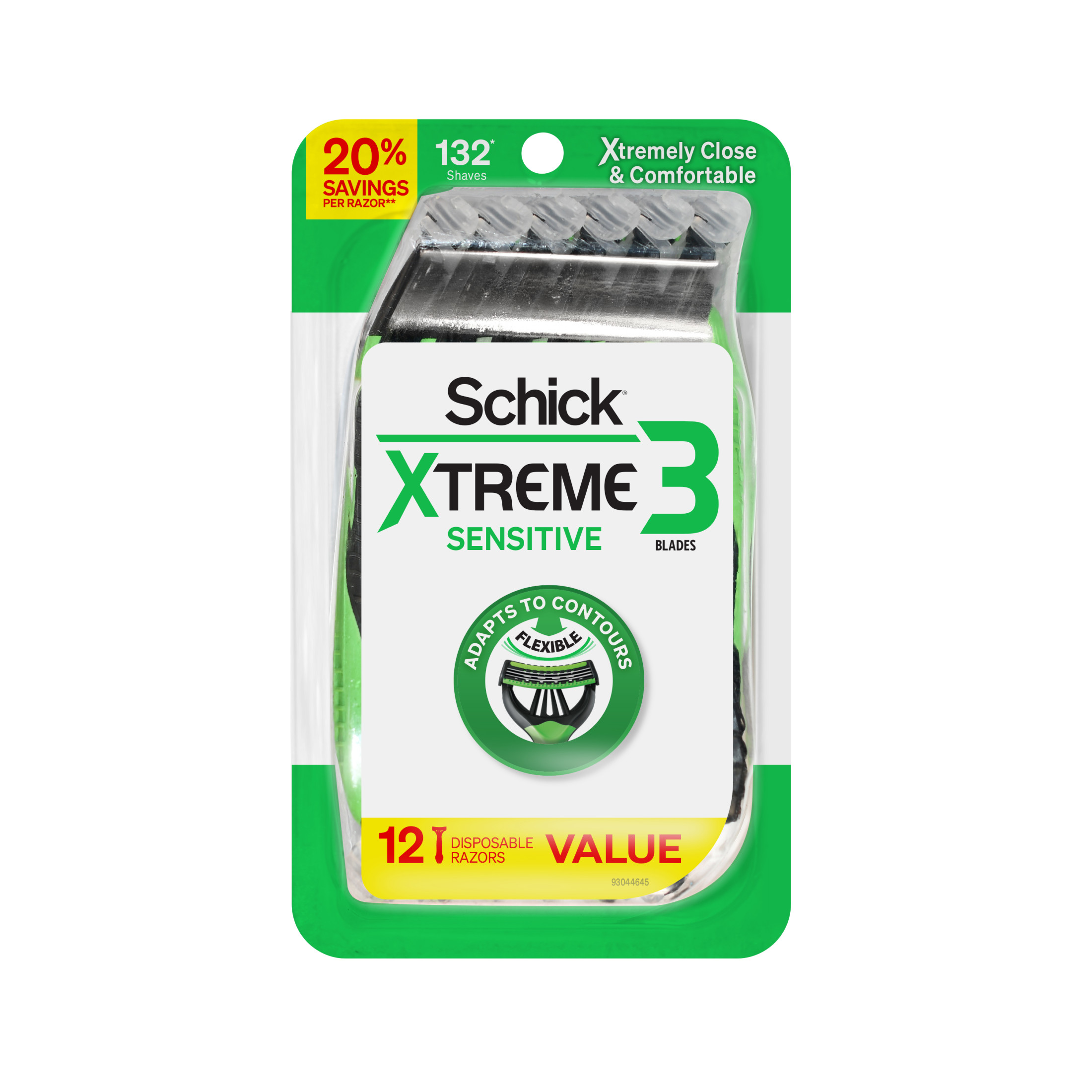 Schick Xtreme 3 Sensitive Disposable Razors, 12-Count photo 8
