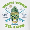 thumbnail image 5 of Wild Bobby Beach Vibes Till Die Men Premium Tri Blend Tee, 5 of 5