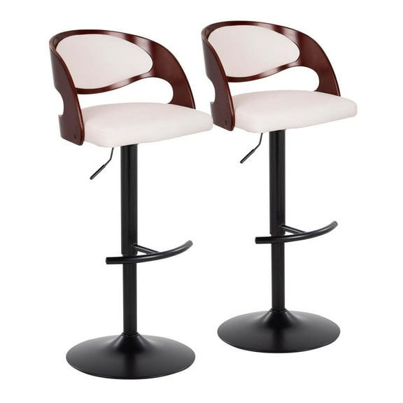 LumiSource Pino Adjustable Barstool - Set Of 2