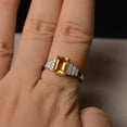 thumbnail image 4 of HeartsAndYou 2ct Natural Yellow Citrine Accent Solitaire Birthday Ring 14k SOLID White Gold, 4 of 8