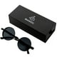 thumbnail image 4 of Baroc Vintage Star Black Lentes de Sol Redondos Metálicos UV400 Estilo Retro, 4 of 4