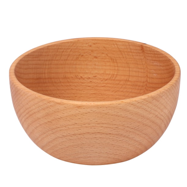 Cuenco de madera de 12 x 5,7 cm para ensalada de frutas, vajilla para servir en casa o restaurante.