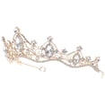 thumbnail image 2 of Tiara de boda Crown Bridal Tossress Diebre diadema diadema Diebre de novia decoración del cabello nupcial, 2 of 5