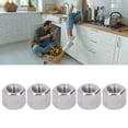 thumbnail image 4 of Hex Coupling Nut, 10Pcs Rustproof Sturdy Hex Connector Nut  For Studs, 4 of 8