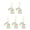 2, variant on 5Pcs Glowing Duck Keyring Keychain Decoration for Bag Charm Car Interiors Roast Duck Keychain Key Holder for Men Women