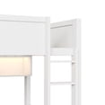 thumbnail image 6 of Harper & Bright Designs Full XL over Full XL Bunk Bed with 2 Drawers, Wood Full XL Bunk Bedframe with Storage Cabinets and LED Lights for Bedroom, White, 6 of 13