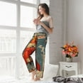 thumbnail image 5 of Salouo Rusty Rocket Launch Print Women's Pajama Pants Casual Loose Sweatpants PJs Flowy Pants Drawstring Palazzo for Women Wide Leg Pants Lounge Pajama -X-Large, 5 of 8
