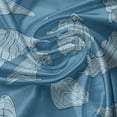 thumbnail image 5 of Ambesonne Seashells Window Valance, Nautical Creative Shells, 54" X 18", Dark Turquoise Pale Blue, 5 of 5